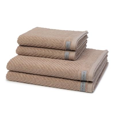ROSS Smart 4-teilig Handtuch-Set Nougat Hellbraun Image