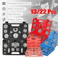 13/22Pcs pinza freno a disco universale per auto Rewind Back Brake Kit di attrezzi per compressore a