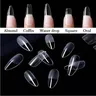 BORN PRETTY 120pcs Almond Full Cover scolpito Soft Gel Nail Tips Press On unghie finte Short Long