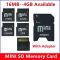 MINI scheda SD originale 32MB 64MB 128MB 256MB 512MB 1GB 2GB 4GB scheda Minisd scheda di memoria Flash per cellulare
