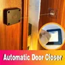 Door Closer Automatic Door Closer Punch-Free Automatic Drawstring Door Closer Bracket Door Automatic