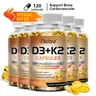 Vitamina D3 + K2 | 5000 IU D3 ottimizza l'assorbimento del calcio |