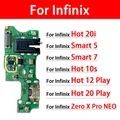 Per Infinix Hot 10s 20i Smart 5 7 12 20 Play Zero X Pro Neo porta di ricarica USB caricatore Dock