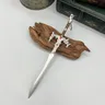 22 cm Githyanki Greatsword Baldur's Gate 3 Merchandise di gioco 1:6 Argento Metallo Arma Modello in