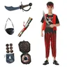 Costume da pirata Deluxe di capodanno Boy Pirate Playset natale Cosplay include accessori pirata