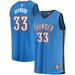 Men's Fanatics Branded Gordon Hayward Blue Oklahoma City Thunder Fast Break Player Jersey - Icon Edition