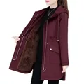 Winter Quilted Cotton Clothes Women's Korean Loose Jacket 2023 Hooded Thick Padded Jacket Fashion