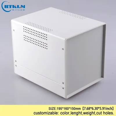 Iron instrument case diy electronic junction box iron metal box for electronic project Power supply