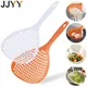 JJYY Large Size Cooking Slotted Handheld Strainer Colander Spoon Skimmer Strainer with Long Handle