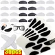 10/30PCS Silicone Glasses Nose Pads Adhesive Nose Pads Non-slip White Thin Nosepads for Glasses