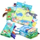 0-12Monthes Baby Cloth Book Fruits Animals Cognize Puzzle Book Infant Kids Early Learning