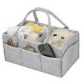 Baby Stroller Accessories Organizer Mommy Tote Bag Foldable Storage Baby Diaper Hanging Bags Thicken