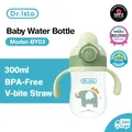 Dr.isla 300ml Child Water bottles Baby Feeding Cup with Straw Children Learn Feeding Drinking Bottle