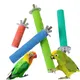 1 Pc Parrot Perch Station Platform Pet Bird Chewing Toy Bird Cage Claw Grinding Bird Molar Stick