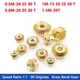 1pc 1:1 Brass Bevel Gear 0.5M 0.8M 1M 1.5M 15 20 25 30 Teeth 90 Degrees Meshing Angle Gears Bore