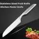 Stainless Steel Fruit Knife Paring Knife Sharp Kitchen Knife to Cut Fruit Vegetables Fruit Peeling