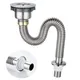 Kitchen Sink Drain Pipe Anti Rat Bite Stainless Steel Sink Strainer Deodorant Wash Basin Sewer