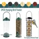 3PCS Wild Bird Feeder House Transparent Hanging Bird FeederGarden Patio Yard Feeding Station Pet