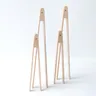 1pc Bamboo Toaster Kitchen Tongs Long Easy Grip Toaster Serving Tongs for Cooking Toast Bread