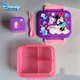 Disney Minnie Mouse Lunch Box Cartoon Fruit Storage Box Cute Lunch Box Lunch Snack Lunch Box Three