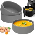 3Pcs Air Fryer Egg Mold Silicone Temperature Resistant Egg Poacher Cups Washable Nonstick Egg Boiler