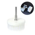 60mm White Soft Drill Powered Brush Head Electric Cleaning Brush Accessories For Cleaning Car Carpet