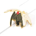 Trend TV Good Omens Ineffable Husbands Angel and Demon Enamel Pin Aziraphale Crowley Metal Badge