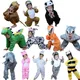 Children Kids Animal Dinosaur Fox Cat Monkey Animals Jumpsuit for Boy Girl Props Birthday