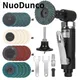 NunDunco 90 Degree Air Die Grinder Mini Air Grinder 2Inch Roll Lock Sanding Discs for Deburring Rust