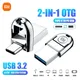 Xiaomi USB 3.2 U Disk Drive Metal Type-C WaterProof Android PC Mutual Transmission Dual-Use