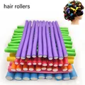 10pcs Flexible Hair Curling Rod Hair Curler Makers Soft Foam Bendy Twist Curls Flexi Rollers Styling