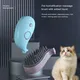 3 in 1 Cats Steam Brush Pet Self Cleaning Electric Spray Cat Hair Brush for Massage Dog Cat Hair