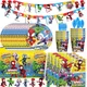 New Spiderman Theme Birthday Party Supplies Spideyman And His Amazing Friends Disposable Tableware