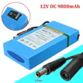 12V 4000mah battery DC 1298A Li-ion 4.0 Ah Rechargeable batteries with Switch Lithium Battery packs