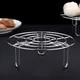 New Steamer Shelf Steamer Rack Multifunction Stainless Steel Heavy Duty Round Pot Pan Tray Stand