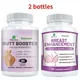 2 bottles Breast Enhancement and Buttock Enhancement Compression Candy Capsule Pills Body Shape