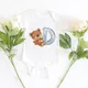 Cute Bear Baby Girls Newborn Clothes Fashion Korean Summer 2021 New Toddler Bodysuit Slim Cozy Baby