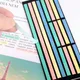 160 Sheets Transparentes Sticky Notes Self-Adhesive Annotation Read Books Bookmarks Tabs Notepad