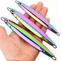 Sinking 60g 80g 100g Metal Jigging Lure Coating Long Cast Metal Jig Pesca Sea Fishing Lure Sea