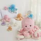 2Sizes Lovely Simulation Octopus Pendant Plush Toy Soft Stuffed Animal Kawaii Octopus Dolls Home