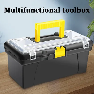 Hardware Tool Box Multifuntional Plastic Storage Tool Box Thick Electrician Repair Hardware Tool