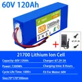 E-bike 16S4P 21700 60V 120Ah Lithium Ion Battery Pack For Electric Scooter Bicycle 60V Li-ion