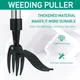 Professional Stand Up Weed Puller Tool Weeding Head Replacement Manual Weed Remover Aluminum Claw