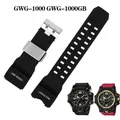 For Casio G-SHOCK Black Gold Watchband Big Mud King GWG-1000 GWG-1000GB High Quality Modified Resin