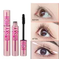 4D Silk Fiber Lash Mascara Lengthening Thick Curling Waterproof Mascara No Fading 24h Lasting Eye