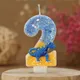 0-9Cute Dinosaur Candle Birthday Candles Number Happy Birthday Candle for Party Wedding Cake