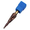 3-13mm Step Drill Bit HSS-Co M35 Cobalt Step Drill Bit 1/4 Inch Hex Shank Woodworking Bits Metal