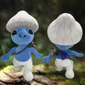 New 25cm Anime Smurf Cat Plush Animals Blue Elf Cat Plush Toy Funny Popular Home Sofa Cushion Dolls