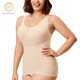DELIMIRA Women's Plus Size Tummy Control Shapewear Smooth Body Shaping Camisole Basic Tank Tops