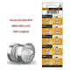 10pcs 1.55V AG10 LR1130 389A 198 LR54 Button Batteries 189 L1131 Cell Coin Alkaline Battery SR54 389